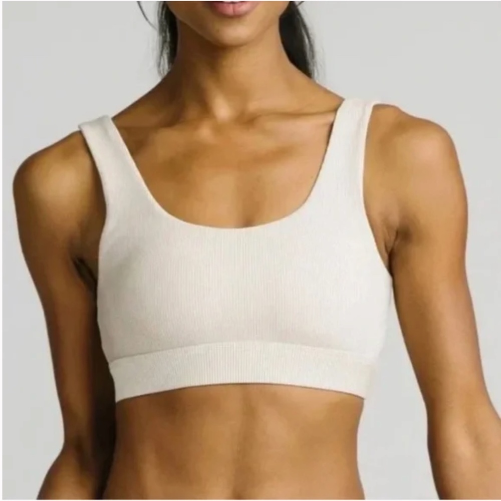 COPY - Zyia Active Ivory Pinstripe Bra